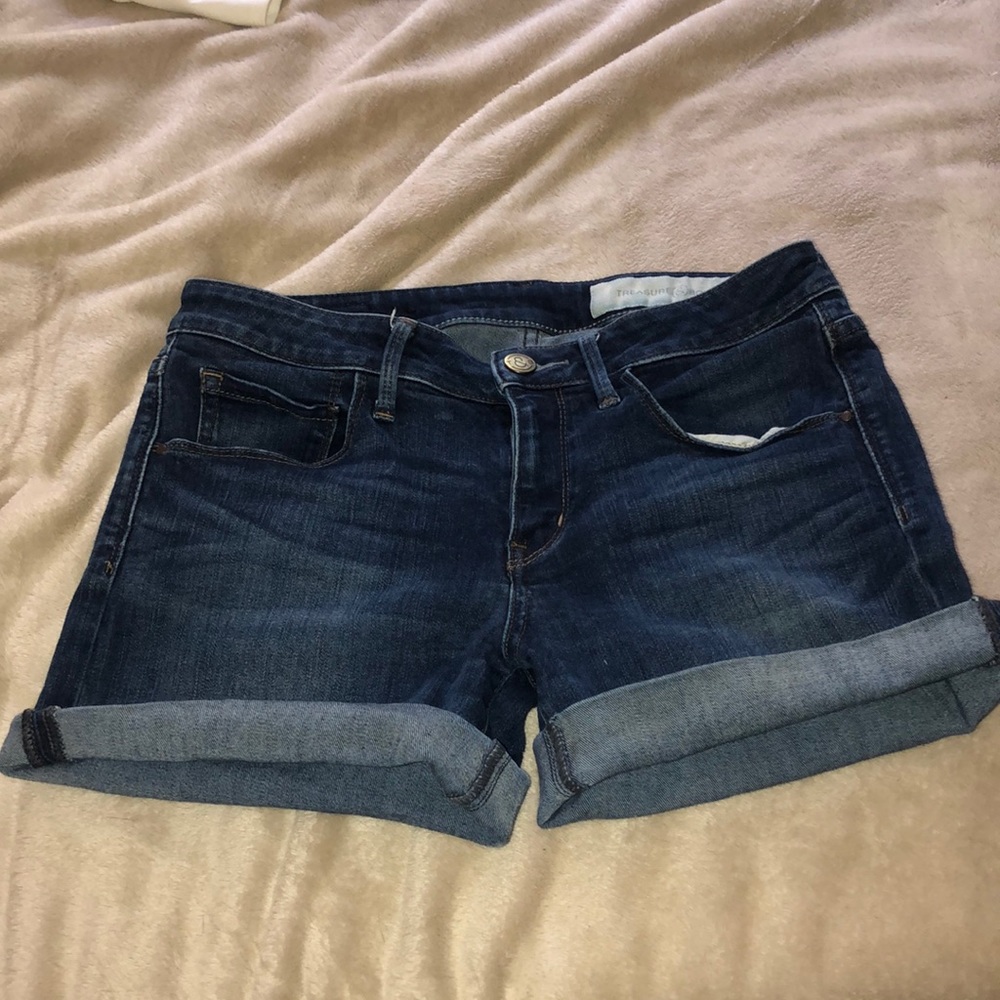 Denim shorts